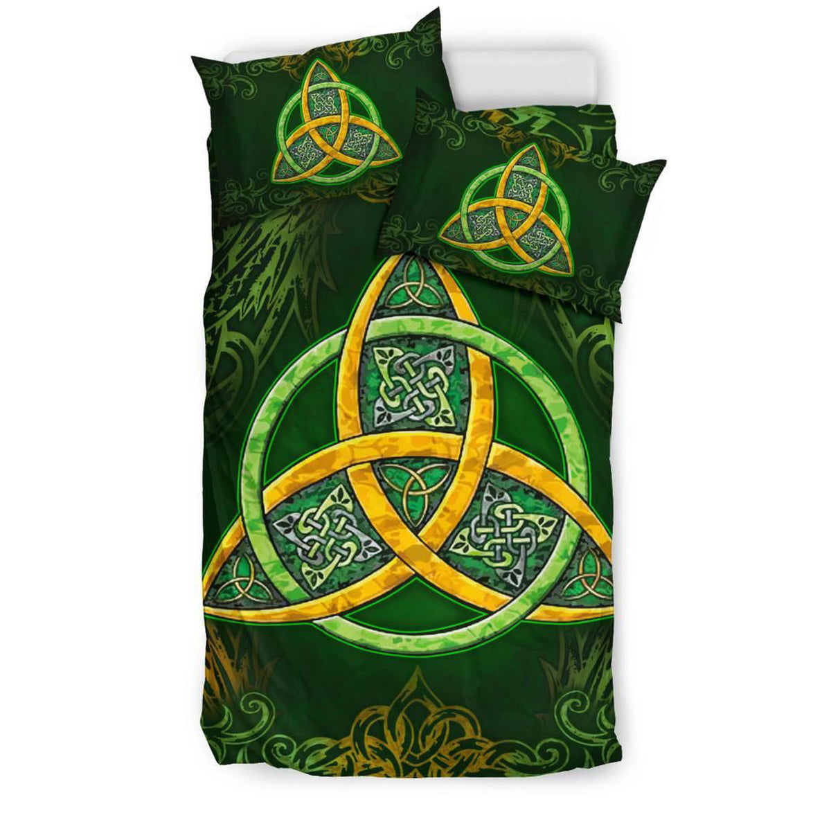 Celtic Knot Bedding Set Celtic Green Celticprime