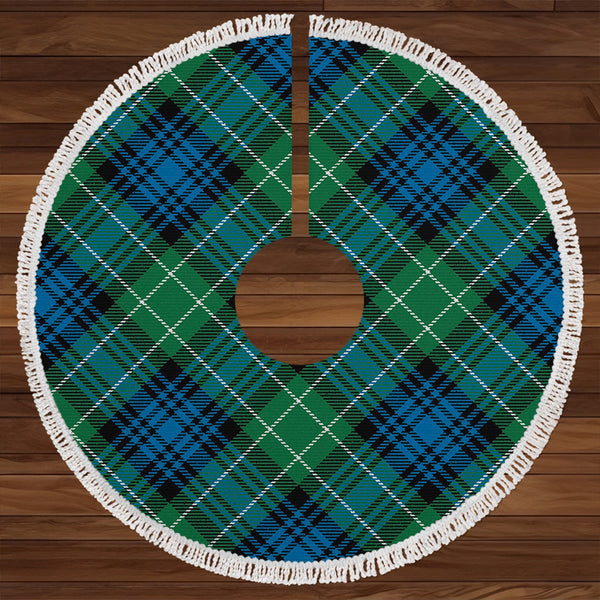 Abercrombie Ancient Clan Badge Tartan Christmas Tree Skirt