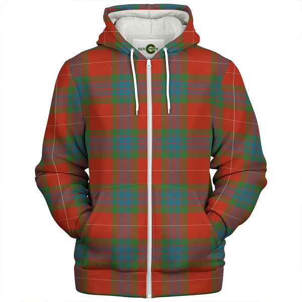 Abernethy Ancient Clan Badge Tartan Sherpa Hoodie