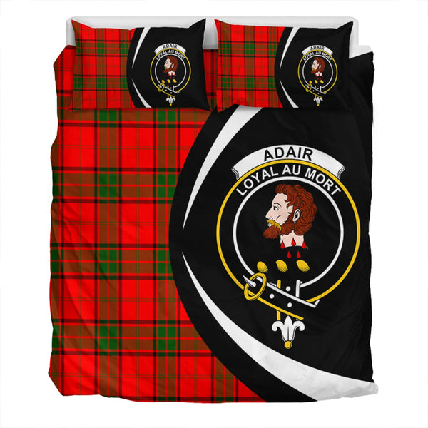 Adair Clan Badge Tartan Bedding Set Circle Style