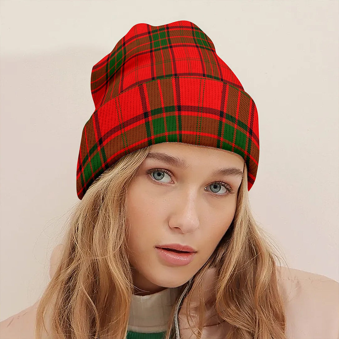 Adair Clan Badge Tartan Knitted Beanie