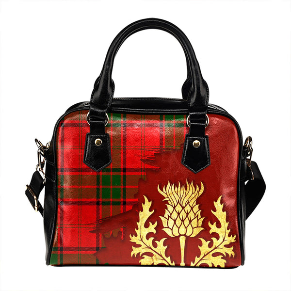 Adair Tartan Shoulder Handbag Thistle Oldest Style