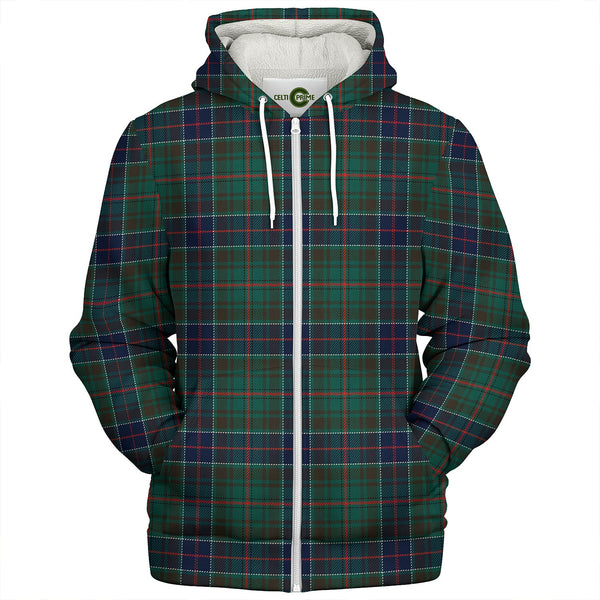 Adam Modern Clan Badge Tartan Sherpa Hoodie