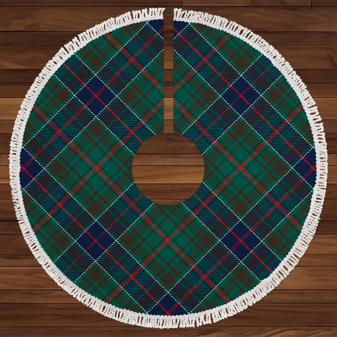 Adam Modern Clan Badge Tartan Christmas Tree Skirt