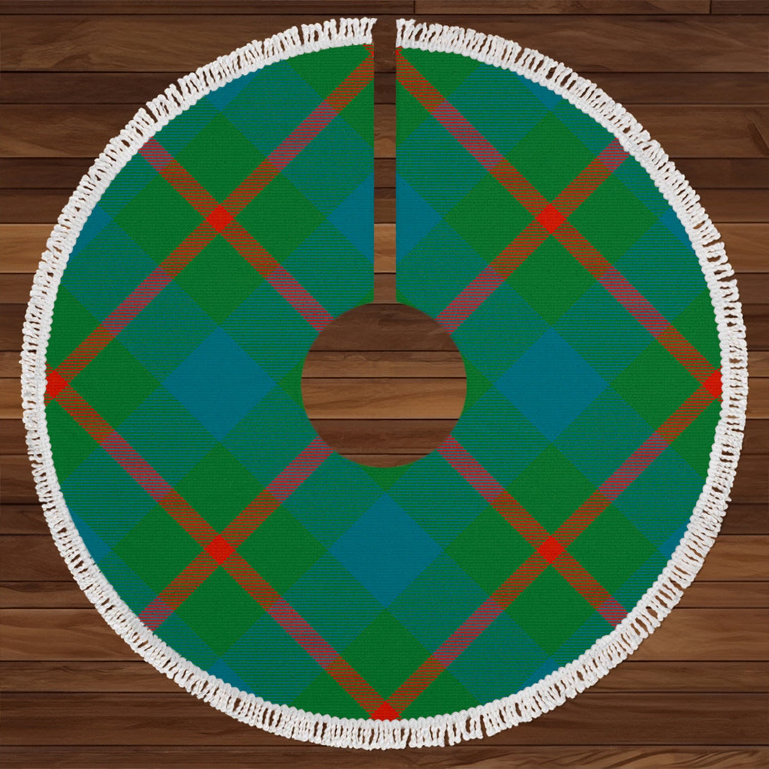 Agnew (MacAgnew) Ancient Clan Badge Tartan Christmas Tree Skirt