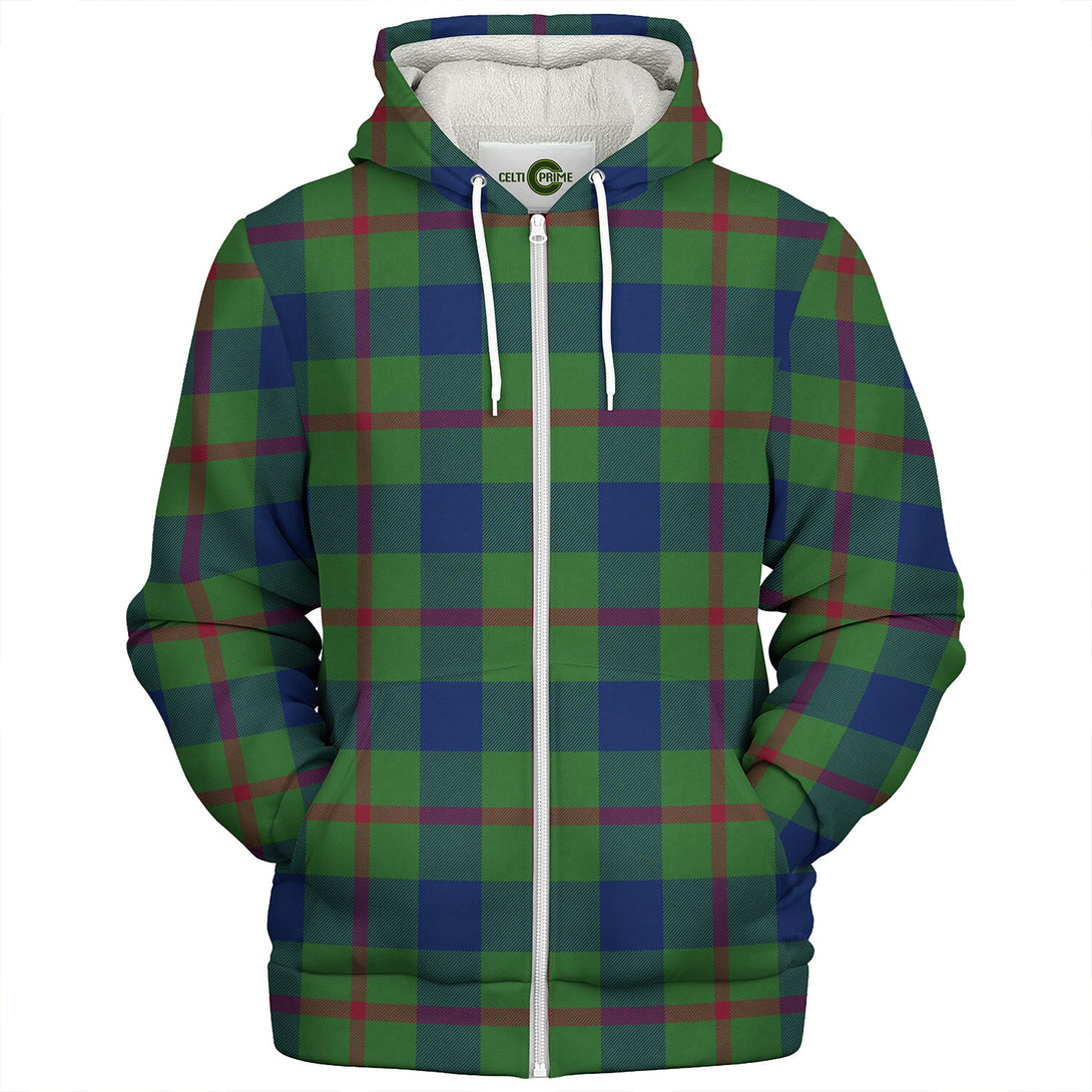 Agnew (MacAgnew) Modern Clan Badge Tartan Sherpa Hoodie