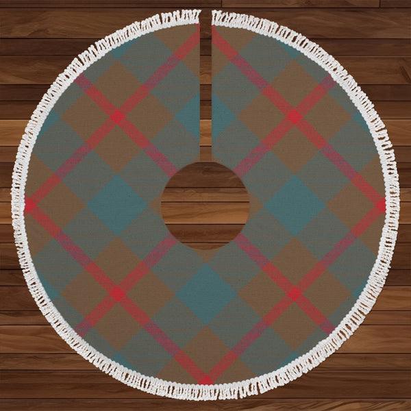 Agnew (MacAgnew) Weathered Clan Badge Tartan Christmas Tree Skirt