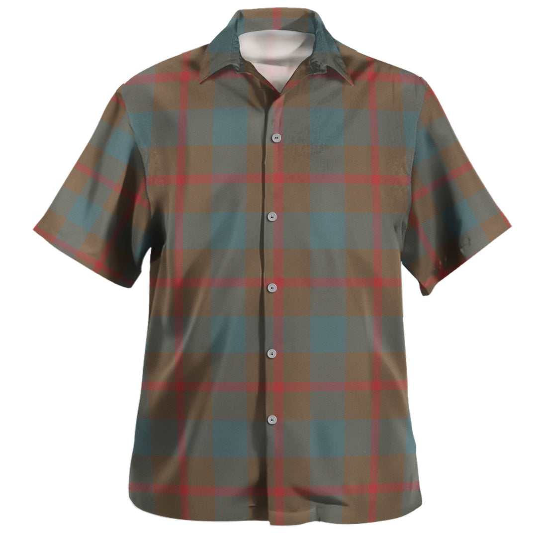 Agnew (MacAgnew) Weathered Clan Badge Tartan Hawaiian Shirt