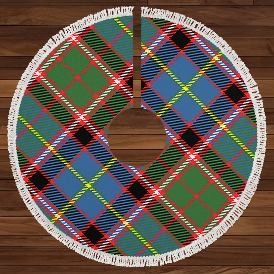 Aikenhead Clan Badge Tartan Christmas Tree Skirt