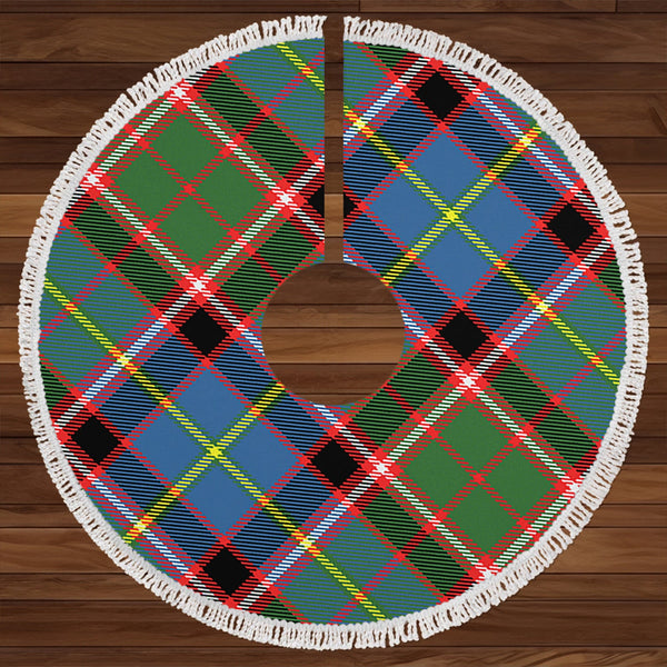 Aikenhead Clan Badge Tartan Christmas Tree Skirt