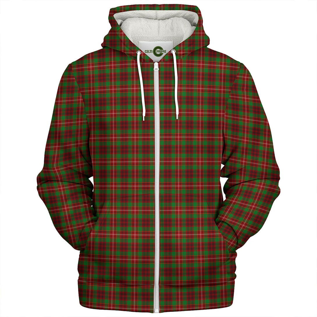 Ainslie Clan Badge Tartan Sherpa Hoodie