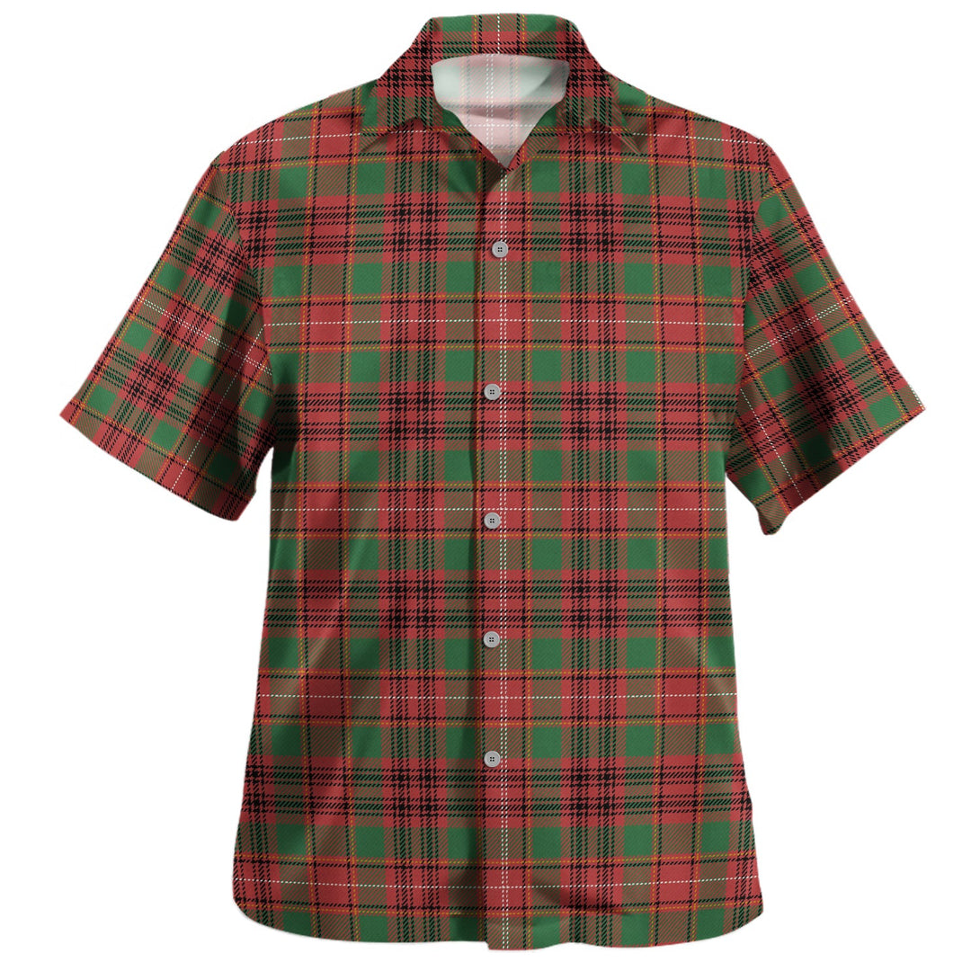 Ainslie Ancient Clan Badge Tartan Hawaiian Shirt