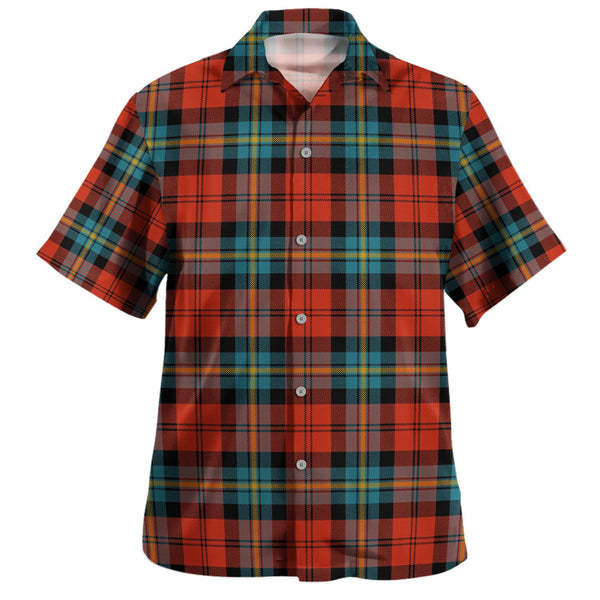 Aitken Ancient Clan Badge Tartan Hawaiian Shirt