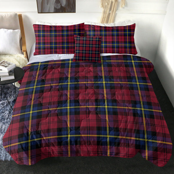 Aitken Modern Clan Badge Tartan Comforter