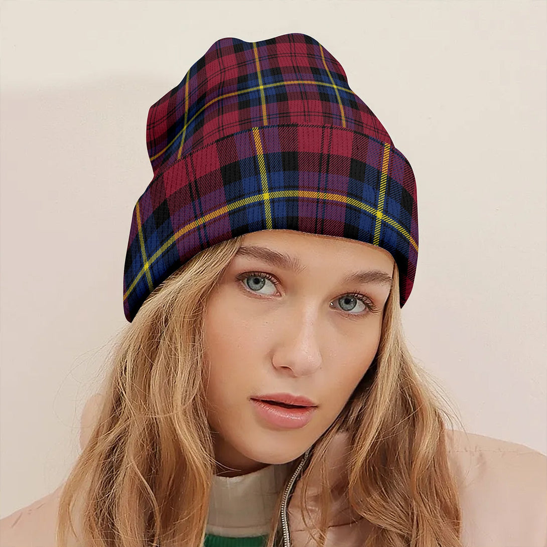 Aitken Modern Clan Badge Tartan Knitted Beanie