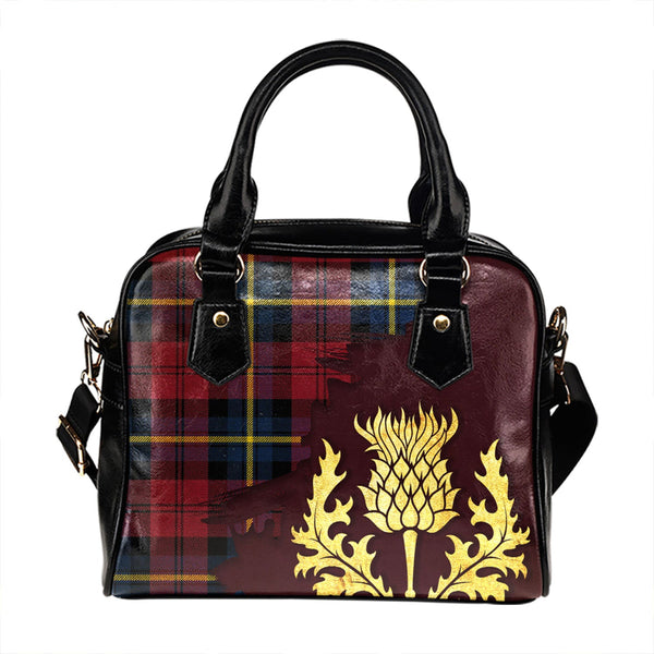 Aitken Modern Tartan Shoulder Handbag Thistle Oldest Style