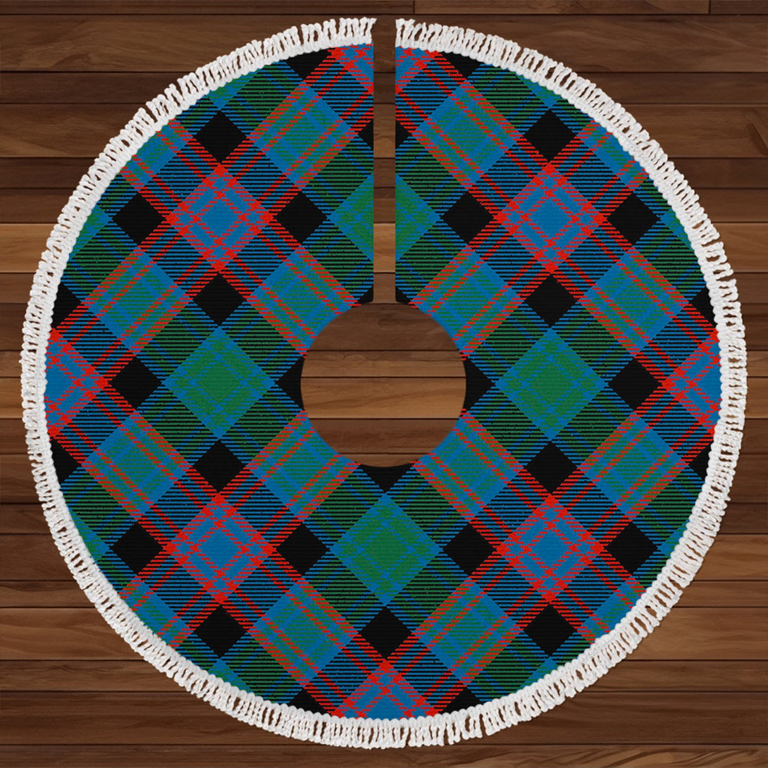 Alexander Hunting Ancient Clan Badge Tartan Christmas Tree Skirt