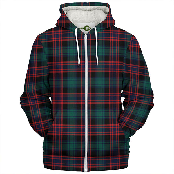 Alexander Hunting Modern Clan Badge Tartan Sherpa Hoodie