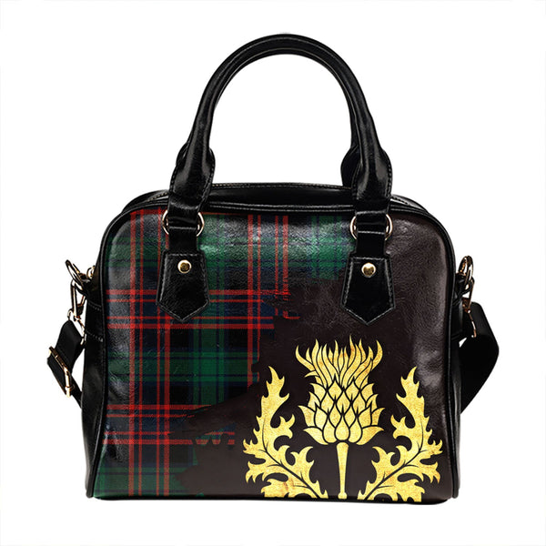 Alexander Hunting Modern Tartan Shoulder Handbag Thistle Oldest Style