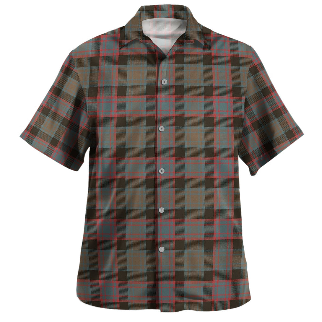 Alexander Hunting Weathered Clan Badge Tartan Hawaiian Shirt