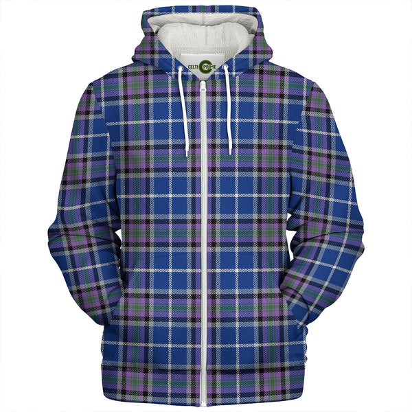 Alexander of Menstry Ancient Clan Badge Tartan Sherpa Hoodie