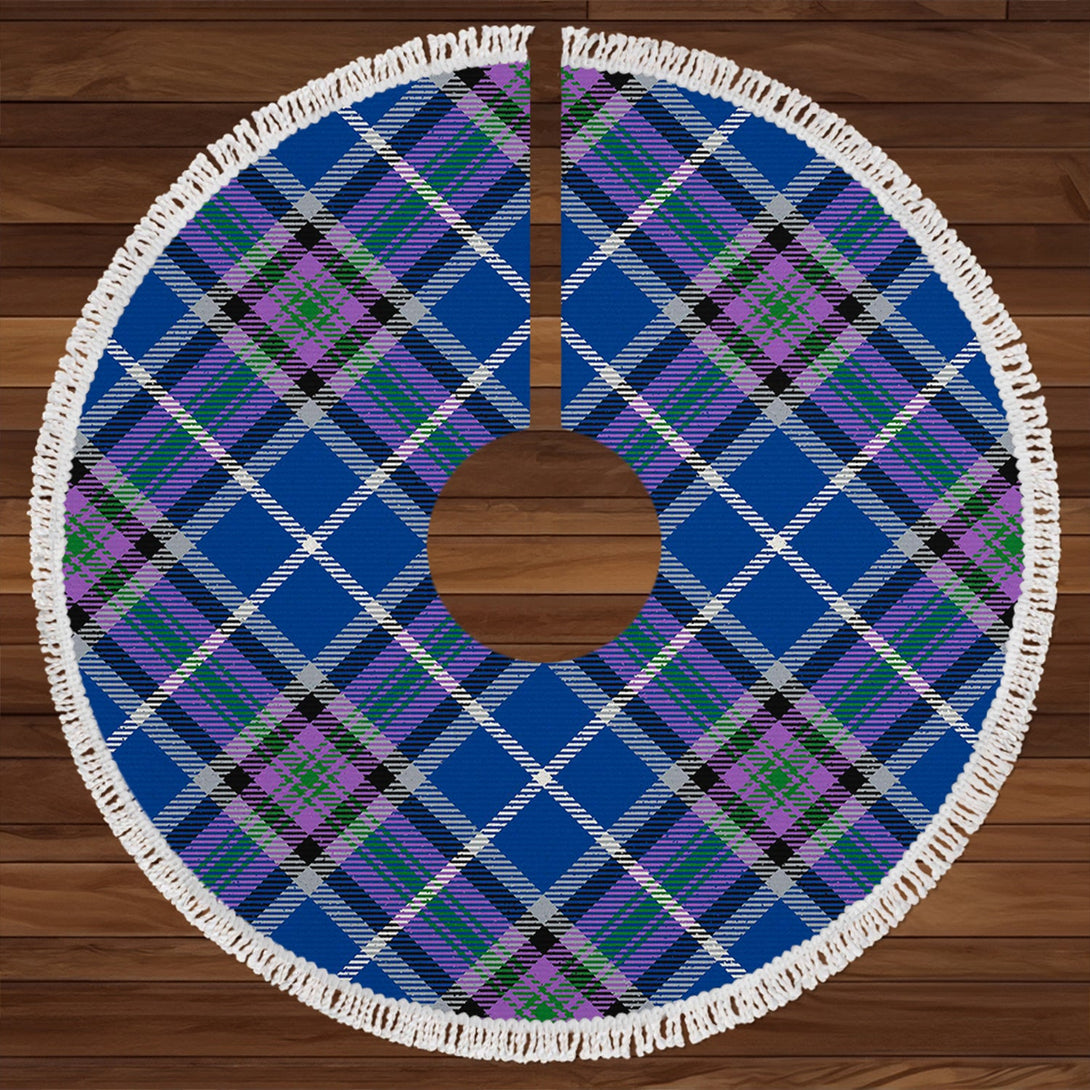 Alexander of Menstry Ancient Clan Badge Tartan Christmas Tree Skirt