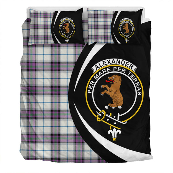 Alexander of Menstry Dress Ancient Clan Badge Tartan Bedding Set Circle Style