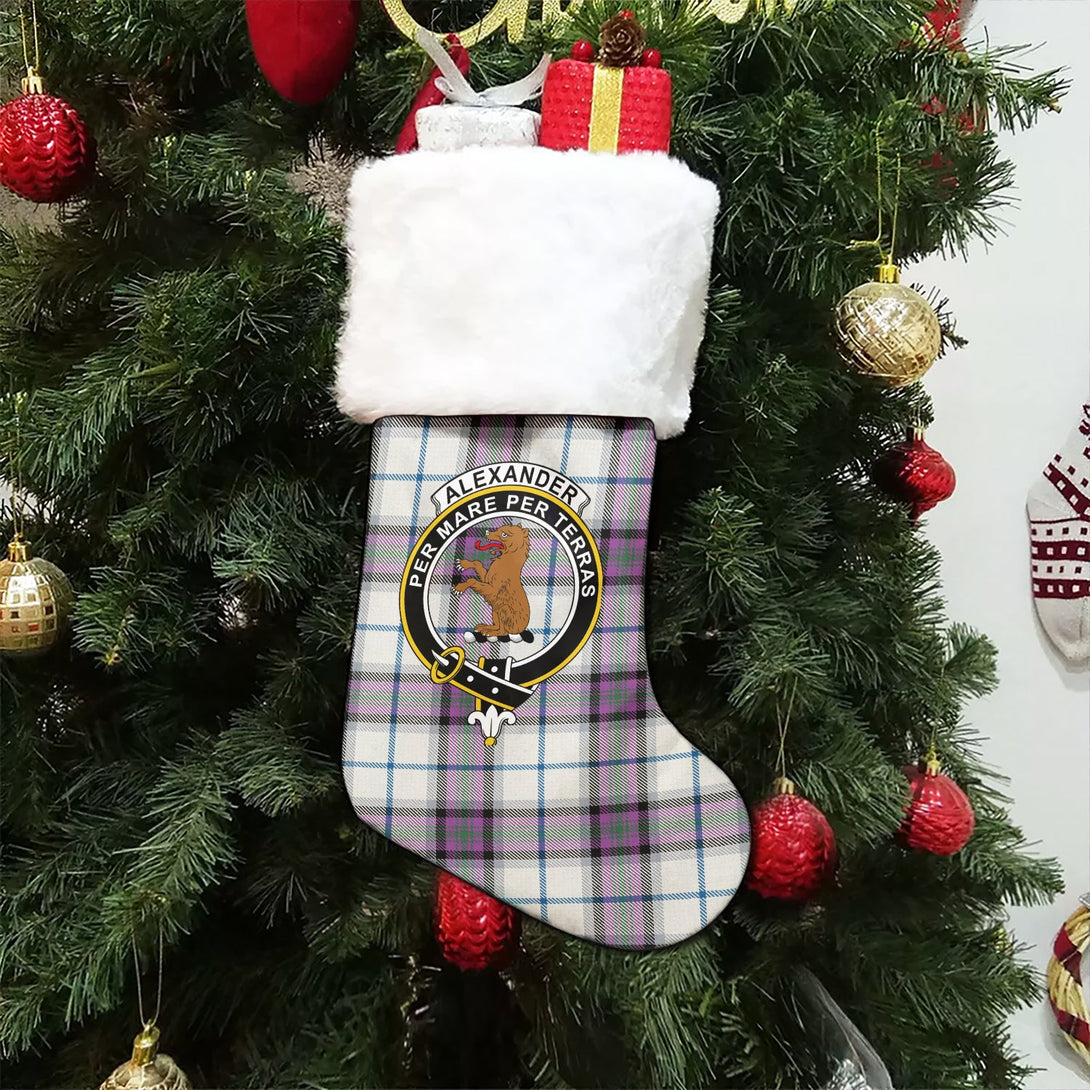 Alexander of Menstry Dress Ancient Clan Badge Tartan Christmas Stocking