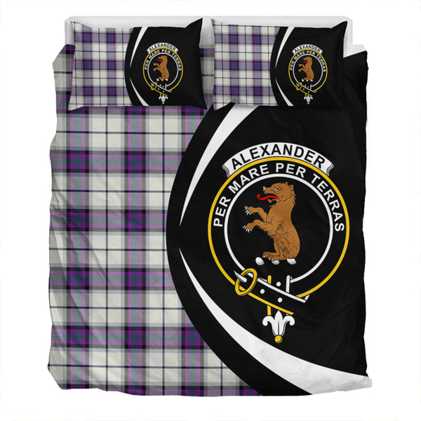 Alexander of Menstry Dress Modern Clan Badge Tartan Bedding Set Circle Style