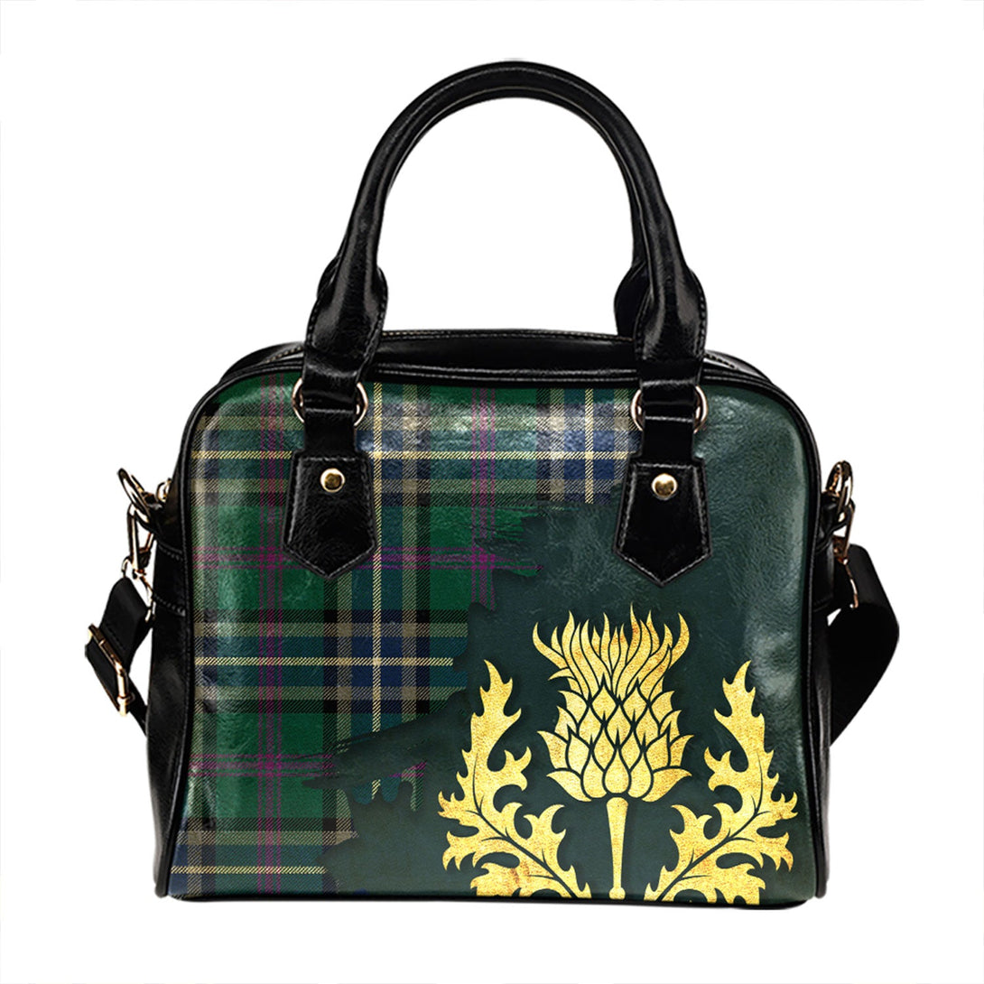 Alexander of Menstry Hunting Modern Tartan Shoulder Handbag Thistle Oldest Style