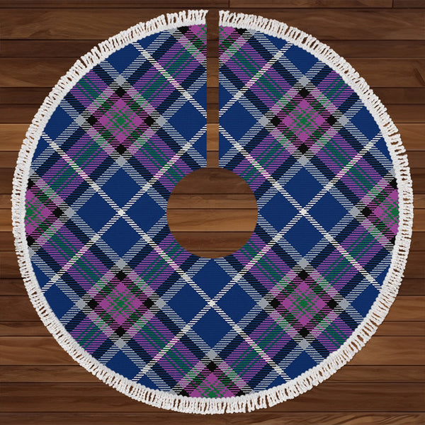 Alexander of Menstry Modern Clan Badge Tartan Christmas Tree Skirt