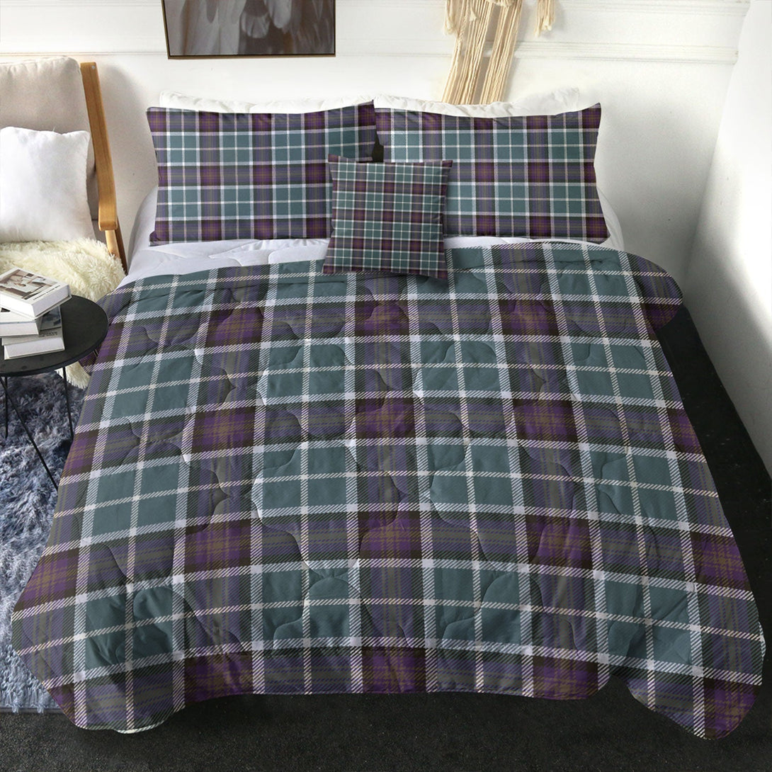 Alexander of Menstry Weathered Clan Badge Tartan Comforter