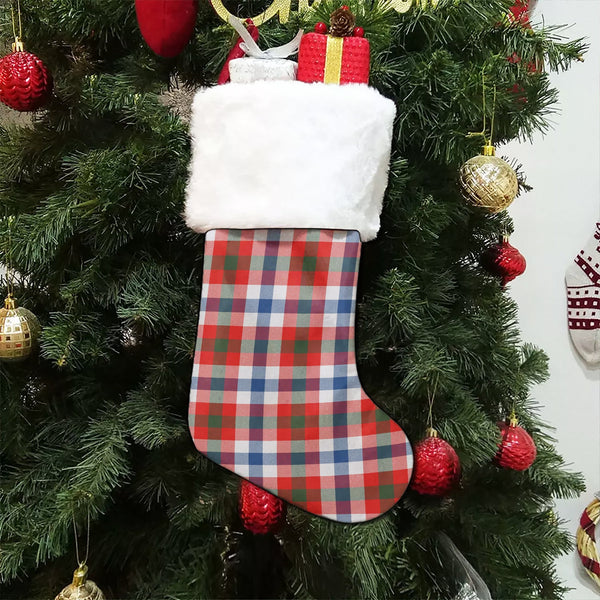 Algarve Modern Tartan Christmas Stocking