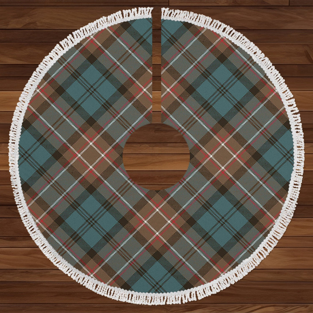 Allan Weathered Tartan Christmas Tree Skirt