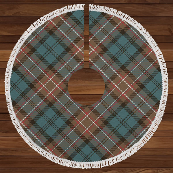 Allan Weathered Tartan Christmas Tree Skirt