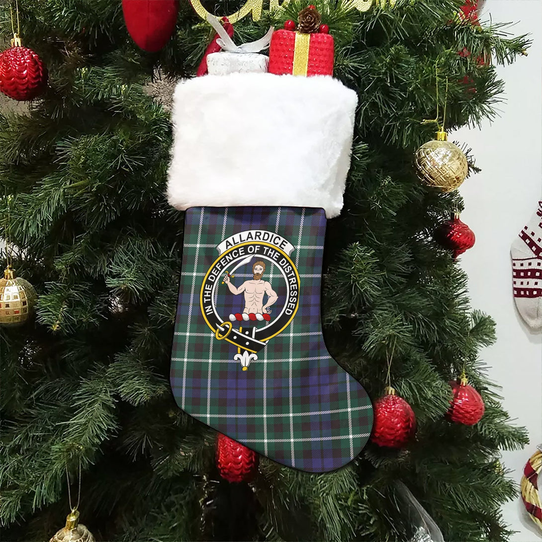 Allardice Clan Badge Tartan Christmas Stocking