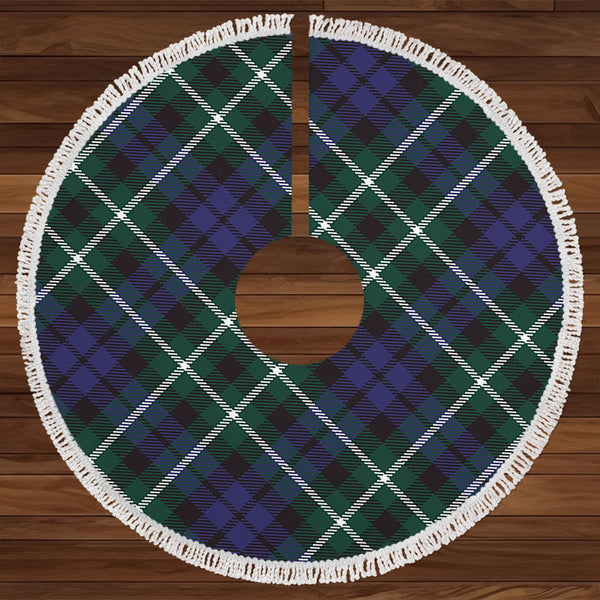 Allardice Clan Badge Tartan Christmas Tree Skirt