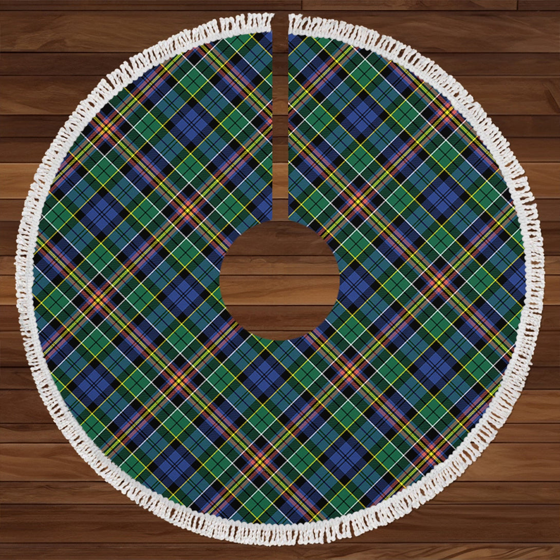 Allison Clan Badge Tartan Christmas Tree Skirt