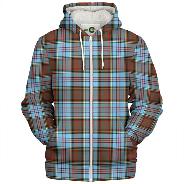 Anderson Ancient Clan Badge Tartan Sherpa Hoodie