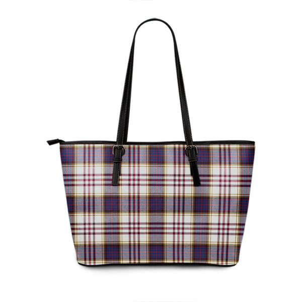 Anderson Arisaid Modern Tartan Leather Tote Bag