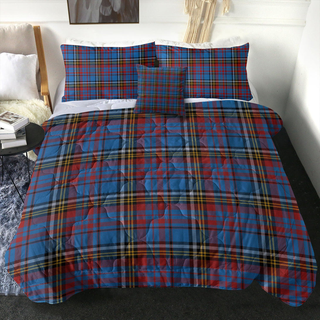 Anderson Blue Westwood Modern Tartan Comforter