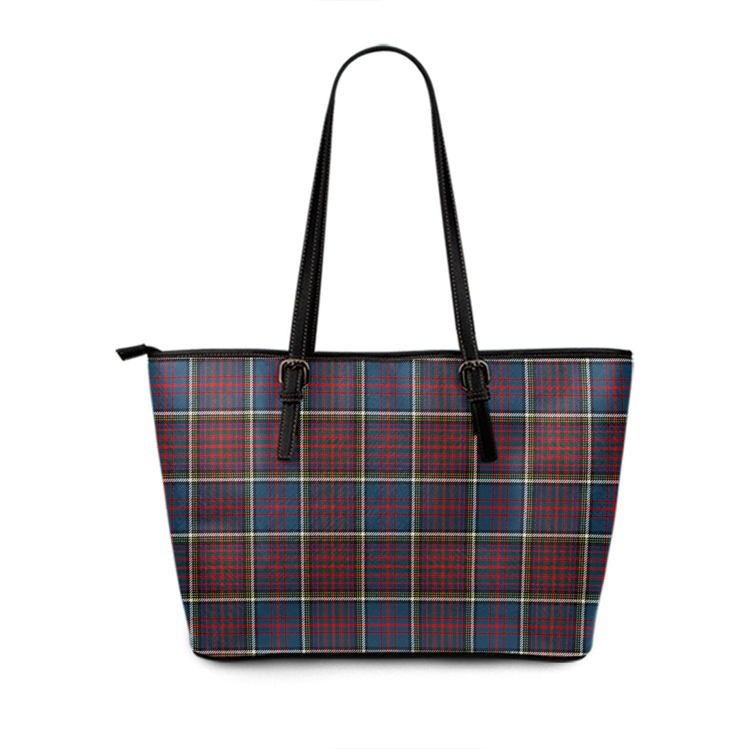 Anderson Highland Society of London Modern Tartan Leather Tote Bag