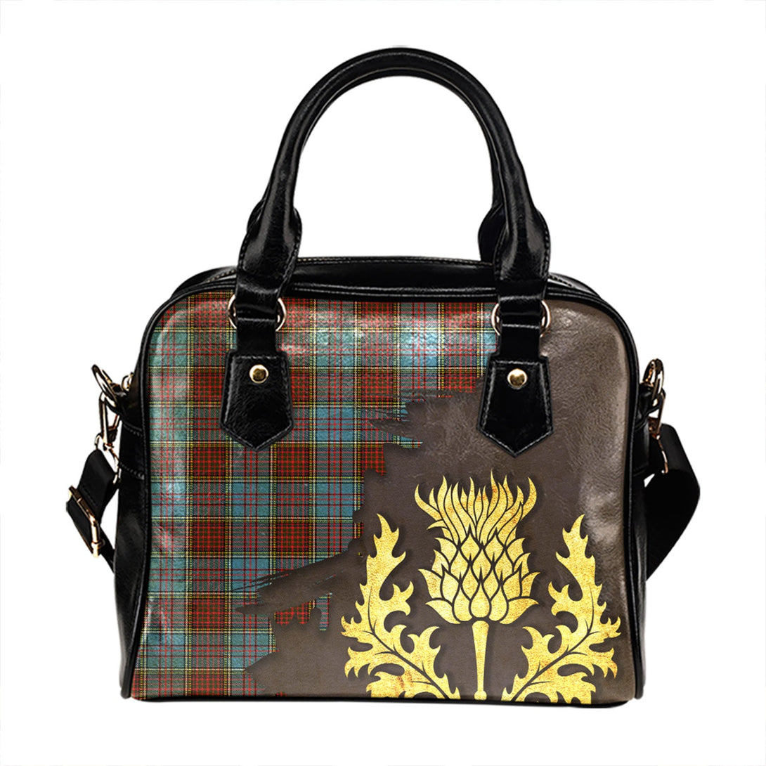 Anderson Modern Tartan Shoulder Handbag Thistle Oldest Style