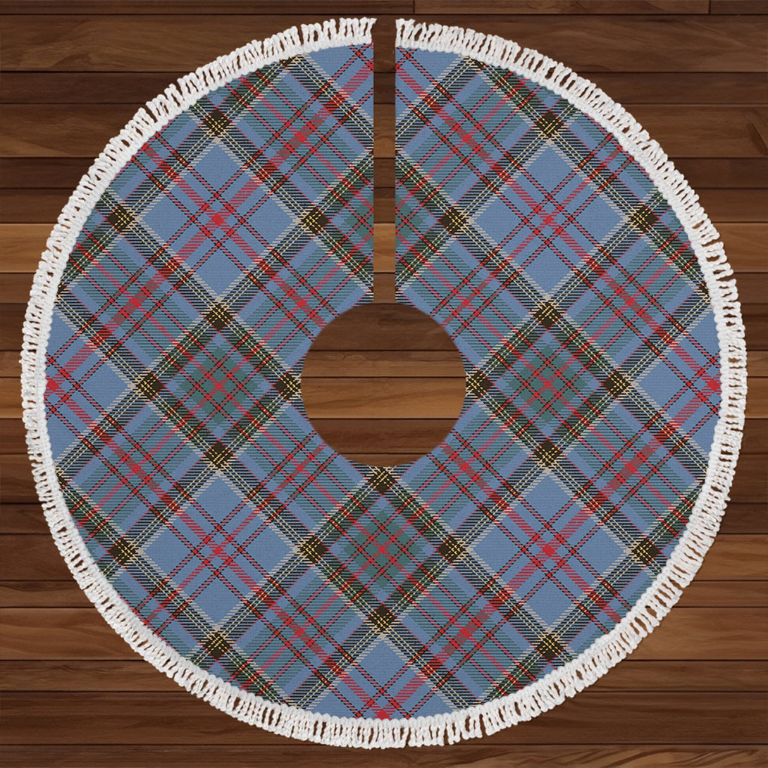 Anderson Old Weathered Clan Badge Tartan Christmas Tree Skirt