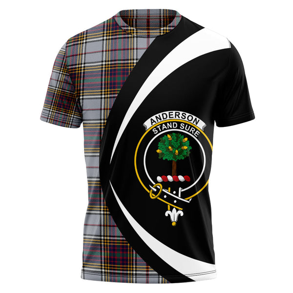 Anderson Ross Modern Clan Badge Tartan T-Shirt Circle Style Personalized