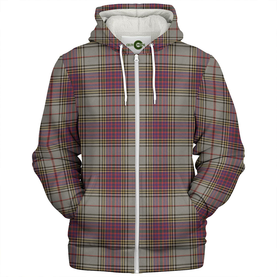 Anderson Ross Weathered Clan Badge Tartan Sherpa Hoodie