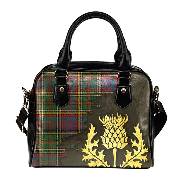 Anderson of Kinneddar Hunting Tartan Shoulder Handbag Thistle Oldest Style