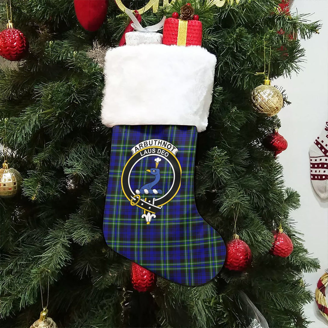 Arbuthnot Modern Clan Badge Tartan Christmas Stocking