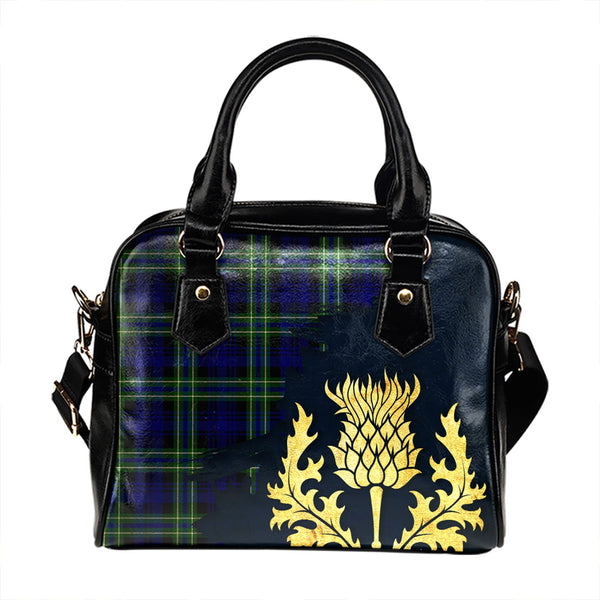 Arbuthnot Modern Tartan Shoulder Handbag Thistle Oldest Style