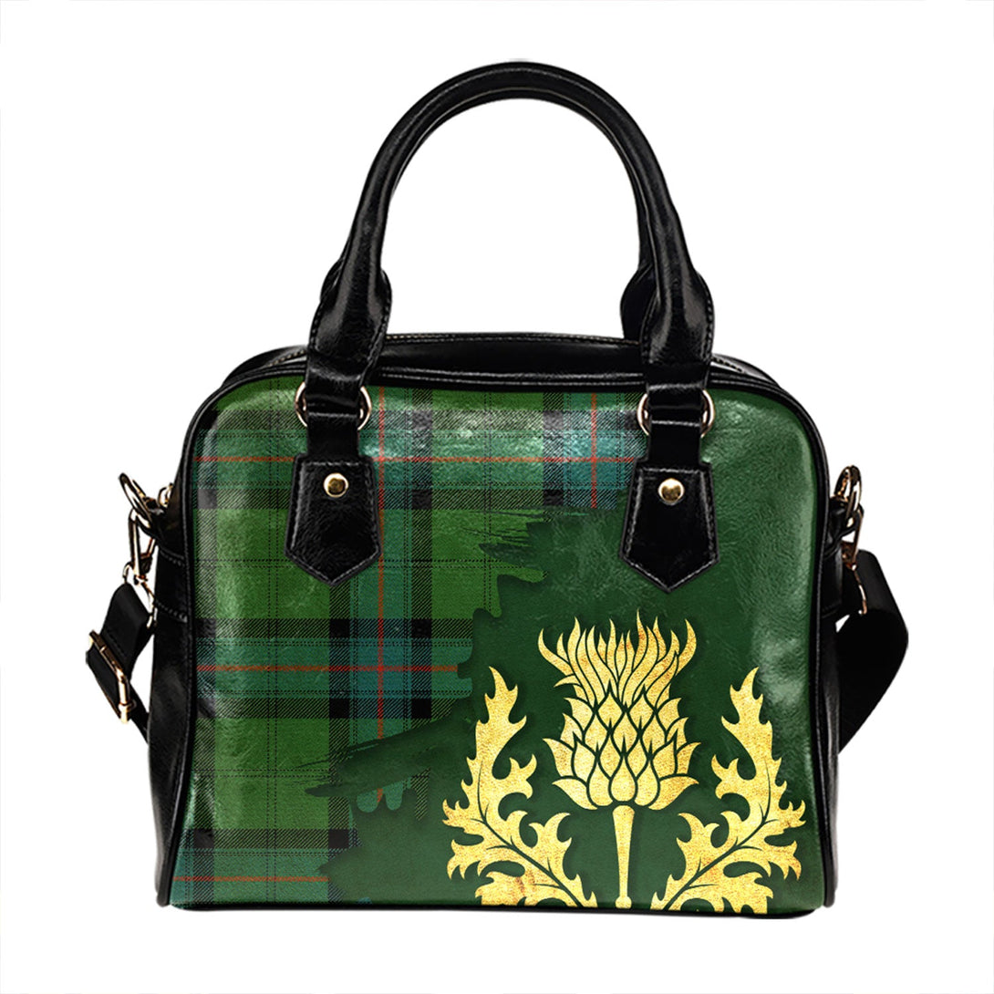 Armstrong Ancient Tartan Shoulder Handbag Thistle Oldest Style